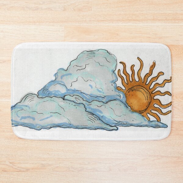 Item preview, Sun behind clouds designed and sold by EarthyCraftArt.