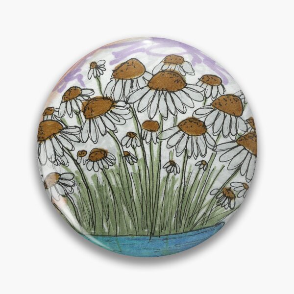 Item preview, flowers in a tea-cup designed and sold by EarthyCraftArt.