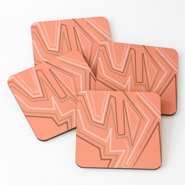 Artikelvorschau, Elektrische Mandarine Funky Abstract Lines entworfen und verkauft von that5280lady.