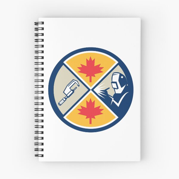 Item preview, Millwright Caliper Welder Maple Leaf Circle Retro designed and sold by patrimonio.