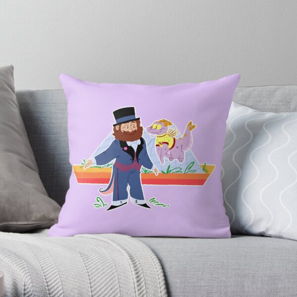 dreamfinder and figment Throw Pillow
