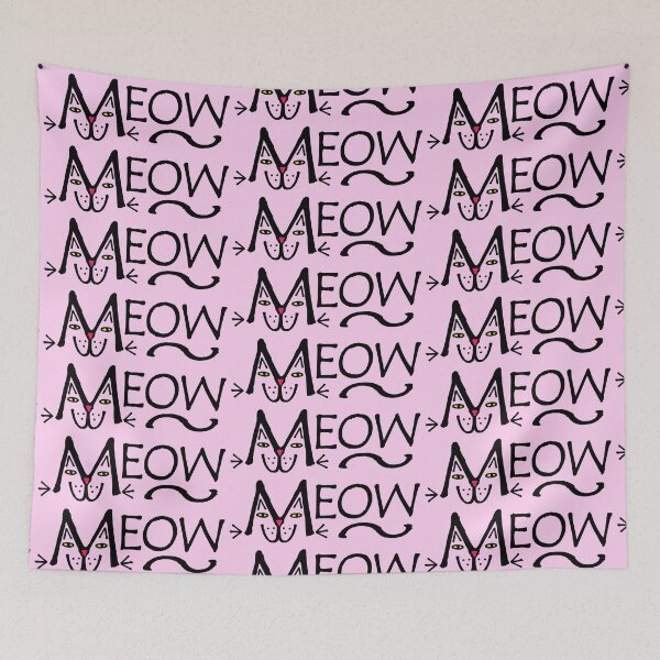 Item preview, MEOW designed and sold by RawSunArt.