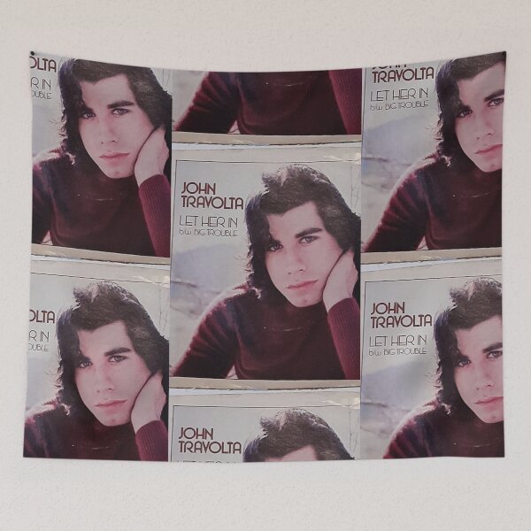 Item preview, John Travolta, Travolta, Pic Slv, 45, record, early, Let Her In  designed and sold by Vintaged.