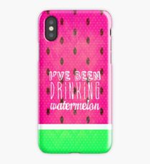 Drinking Watermelon iPhone Case