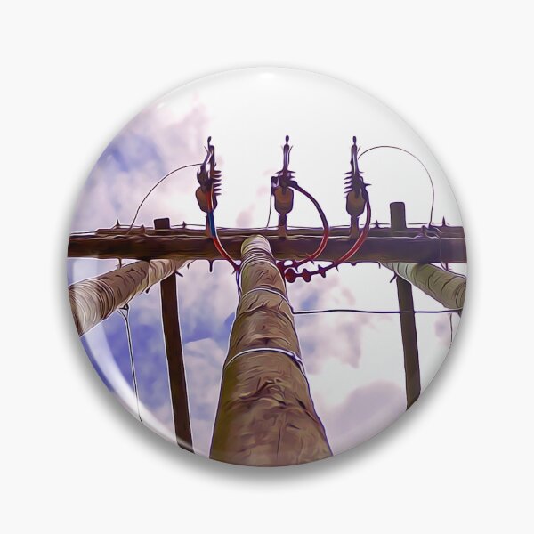 Item preview, Powerline Art - View to a Purple Sky designed and sold by theblueofmyeye.