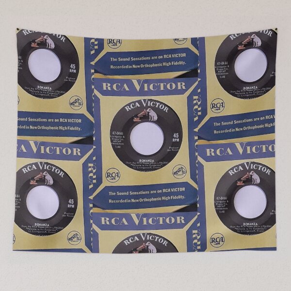 Item preview, Bonanza, TV, Western, Company Sleeve, 45, record, dog, 60's, 1960's, television designed and sold by Vintaged.