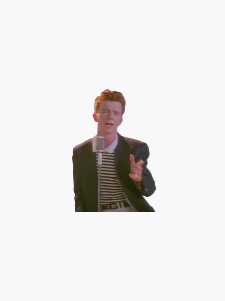 Rick Roll Sticker for Sale by CallMeTy