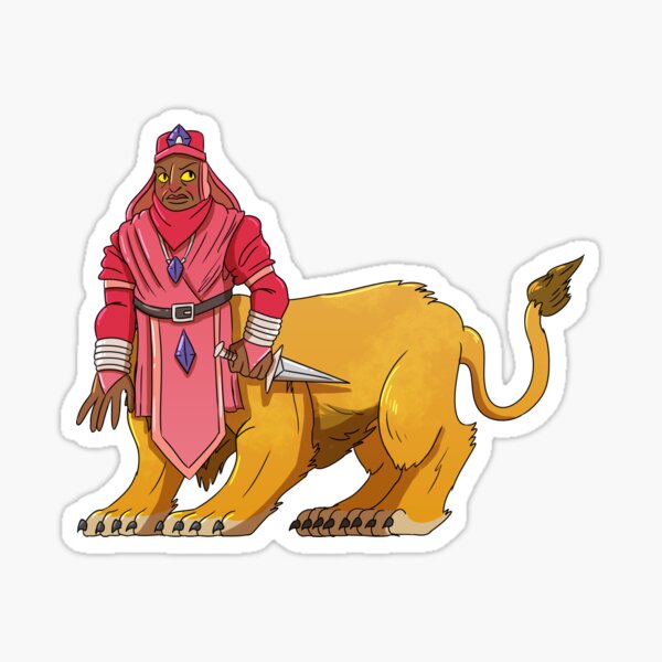 Lamia Female Sticker
