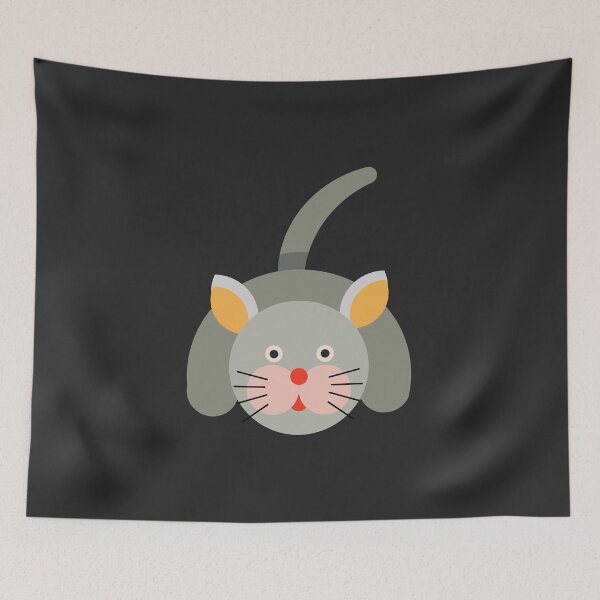 Item preview, Cute cat with red nose designed and sold by Pasan-hpmm.