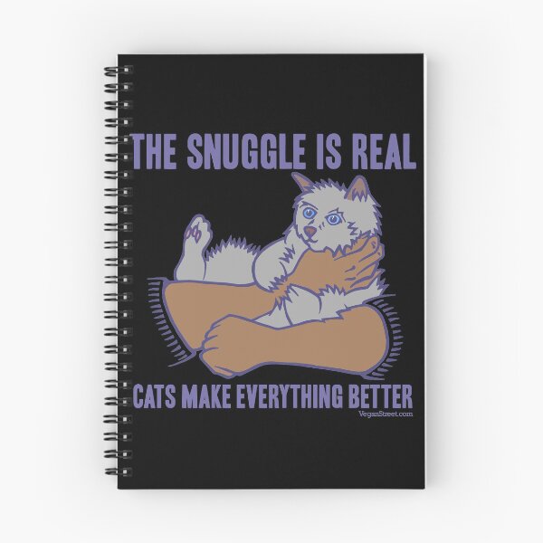 Item preview, The Snuggle Is Real - Cat designed and sold by VeganStreet.