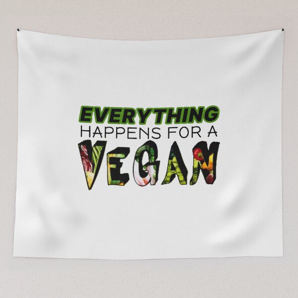 Item preview, Everything Happens for a Vegan designed and sold by jaileib.