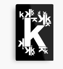 KAFKA (BLACK) Metal Print