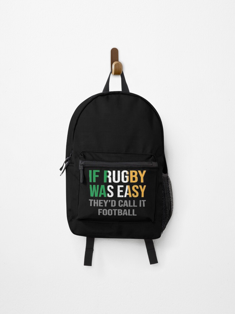 Thumbnail 1 of 3, Backpack, Irish Funny Rugby T Ireland Rugby  St Patrick Rugby  designed and sold by bale2014.