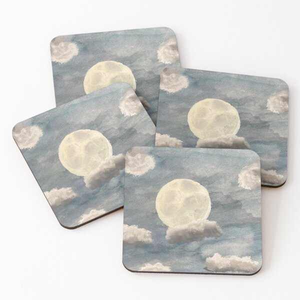 Item preview, Moon and Cloudy Sky Abstract designed and sold by kian-hearth17.
