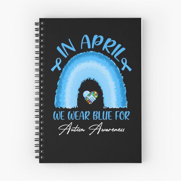 Item preview, In April We Wear Blue For Autism Awareness Hands In Heart designed and sold by cadieuxart.