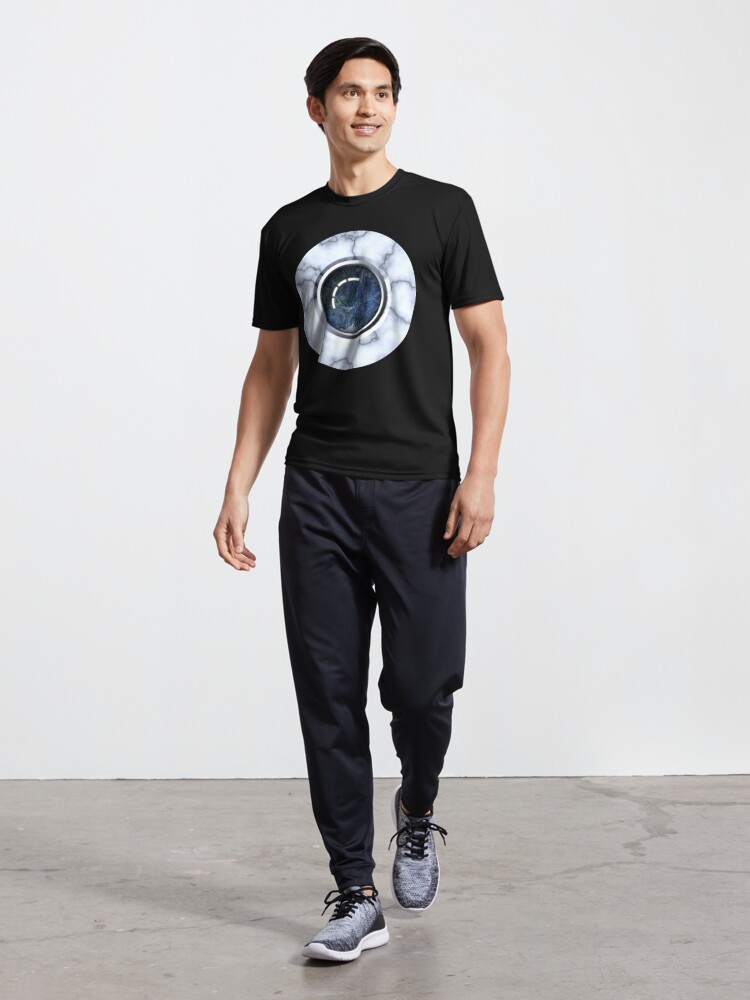 Alternate view of Semiprecious 8: polished stone in marble Active T-Shirt