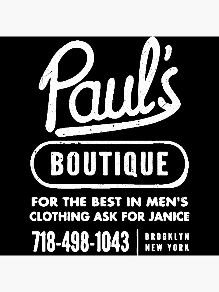 "The Iconic Paul's Boutique New York TShirt" Canvas Print for Sale by