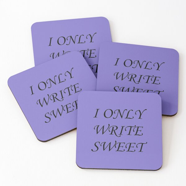 Aperçu de l'œuvre J'écris seulement Sweet 00001 créée et vendue par CleanWIP.