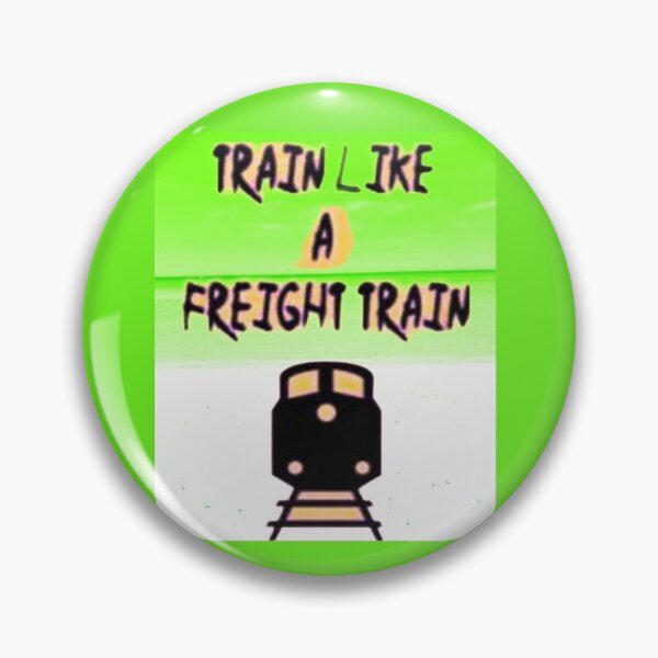 Item preview, Lime Green Train Like A Freight Train designed and sold by ClosLineDesigns.
