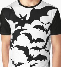 Lass die Fledermäuse los! Grafik T-Shirt