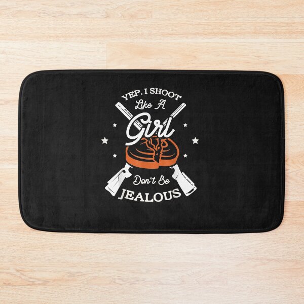 Item preview, Yep I shoot like a girl don't be jealous Trap shooting Funny T-Shirt designed and sold by Lukifo-Paladin.