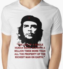 Che Guevara Quote Men's V-Neck T-Shirt