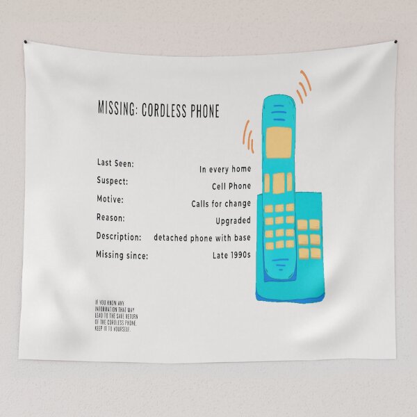 Item preview, Missing: Cordless Phone designed and sold by Danyell369.