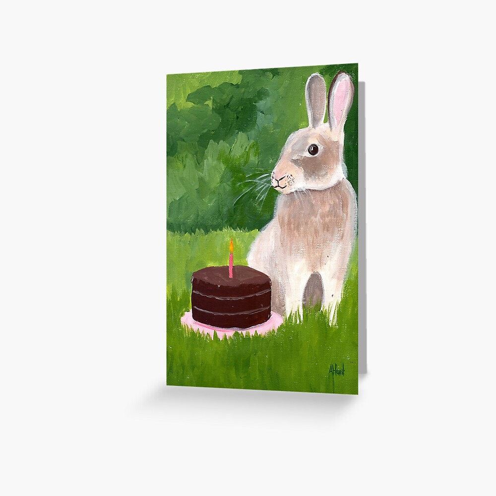 Bunny's Birthday Greeting Card