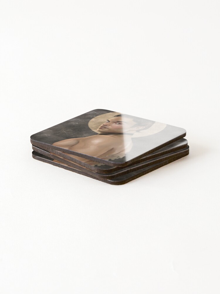 Thumbnail 4 of 5, Coasters (Set of 4), Holy Rocco Reed designed and sold by FineRomanArt.