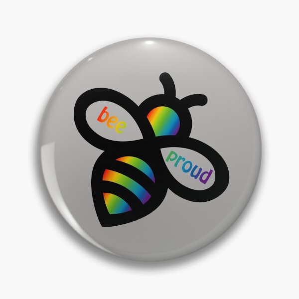 Item preview, Bee Proud - LGBT Flag bees designed and sold by Teamtsunami6.