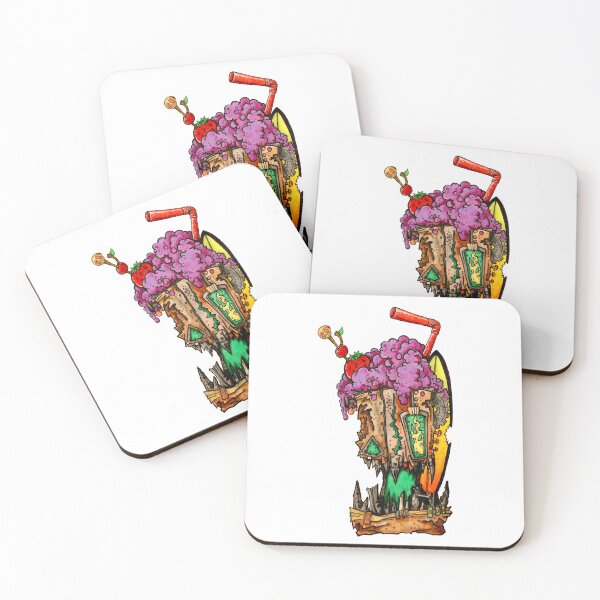Item preview, Green Fire Tiki Purple Fizz designed and sold by ReefCreeP.