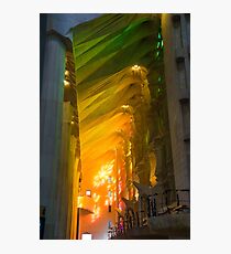 Rainbow Glass, sagrada Familia Photographic Print