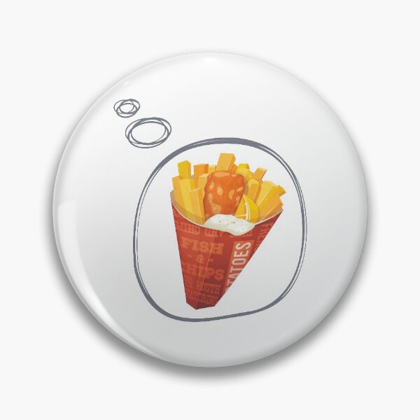 Item preview, Thinking about fish and chips designed and sold by foodisthekey.
