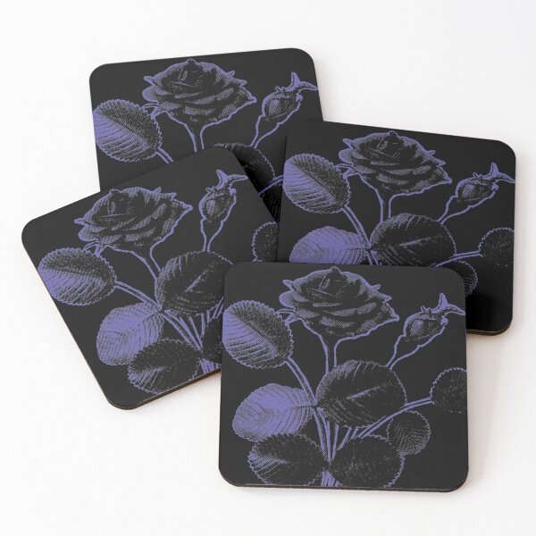 Artikelvorschau, Rosa de Pelagio Schwarze Rose Lila Umrissbild entworfen und verkauft von pelagio.