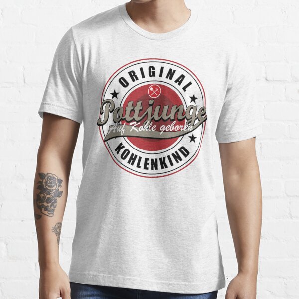 T-Shirt Born in Bochum für Hooligans Ultras Hools Fans Ruhrpott