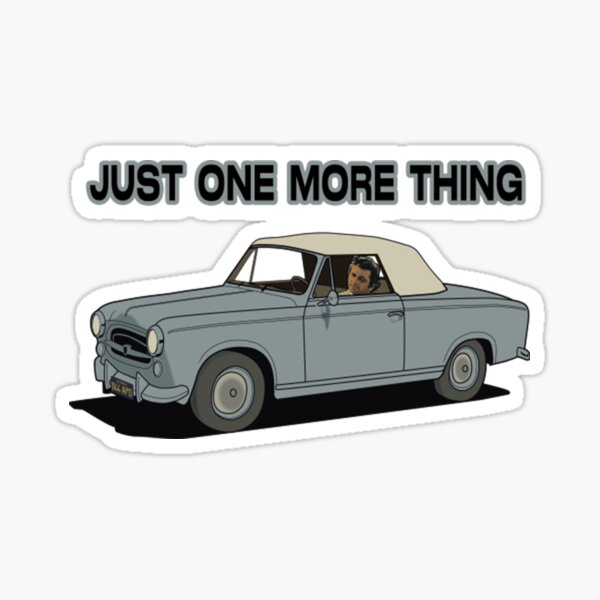 Columbo - Peugeot Sticker