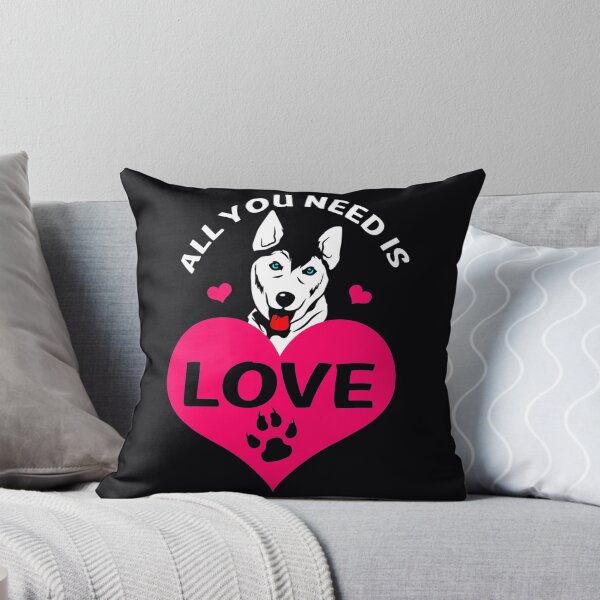 Item preview, All You Need Is Love Siberian Husky Dog  designed and sold by NiceStore059.