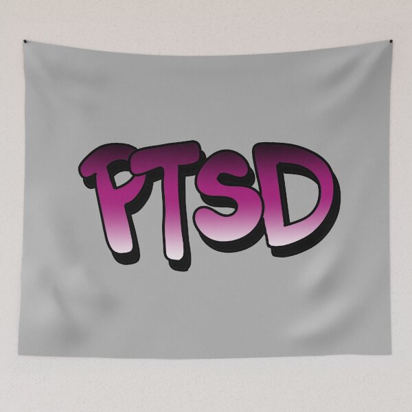 Item preview, PTSD - bubble letter word art designed and sold by 10pmCreations.
