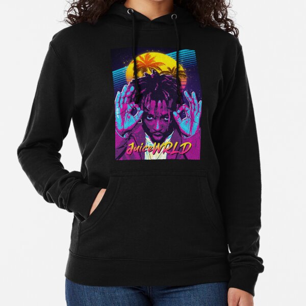 Lila Licht Leichter Hoodie