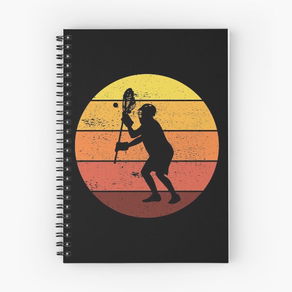 Item preview, Lacrosse Player Coach Team Goalie Vintage Retro Sunset designed and sold by CuteDesigns1.