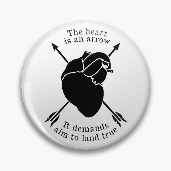 Item preview, The heart, is an arrow, it demands to land true designed and sold by Minteus.