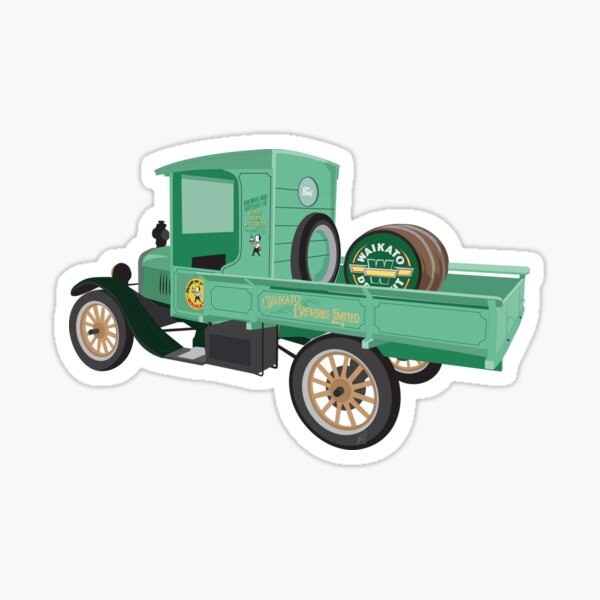 Waikato Draught Truck Original Illustration Sticker