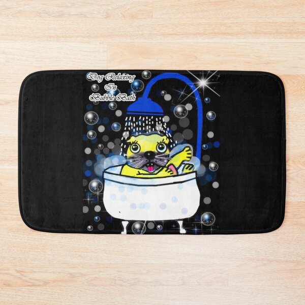 Item preview, Dog relaxing in bubble bath  designed and sold by Shirley cute art .
