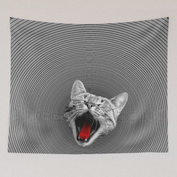Item preview, Meow in gray designed and sold by ESCAPZ.