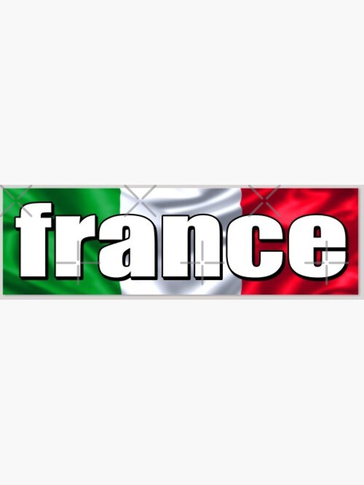 Sticker for Sale mit Frankreich lustige Autoaufkleber von gaylegend