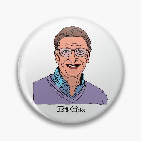 Item preview, Bill Gates poster | Bill Gates t-shirt | Bill Gates painting  designed and sold by KARTICK DUTTA.