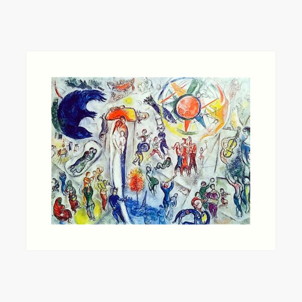 La Chagall Vie Art Print