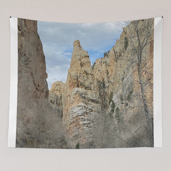 Item preview, Tower Rock in the Springtime Geological Loop Flaming Gorge Utah  designed and sold by prohockeylabs.