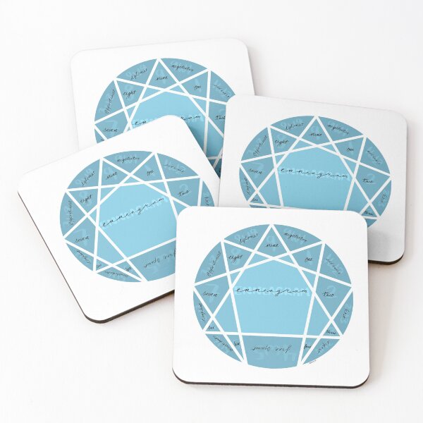Item preview, Enneagram Personality Circle Aesthetic Design Blue designed and sold by Makaylie Doody.