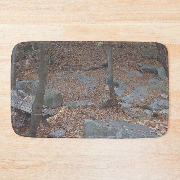 Item preview, Tree, stone, banch, autumn, leaves designed and sold by fosterahope.